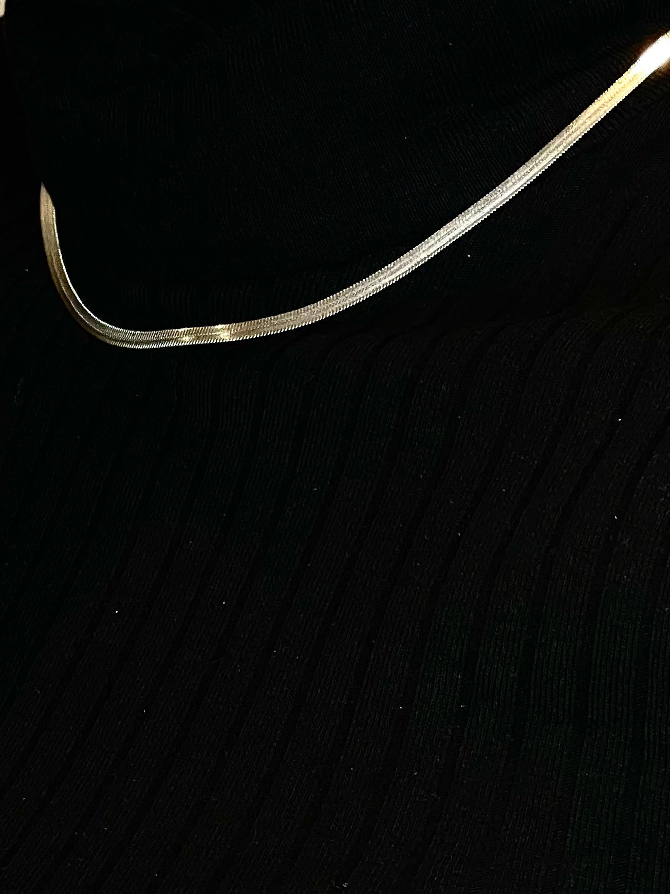 Sterling Silver Herringbone Necklace