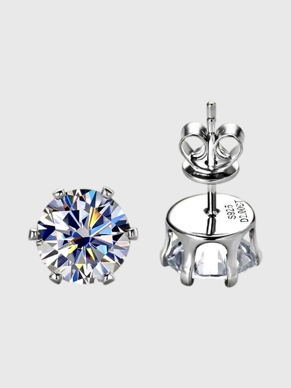 Moissanite Stud Earrings