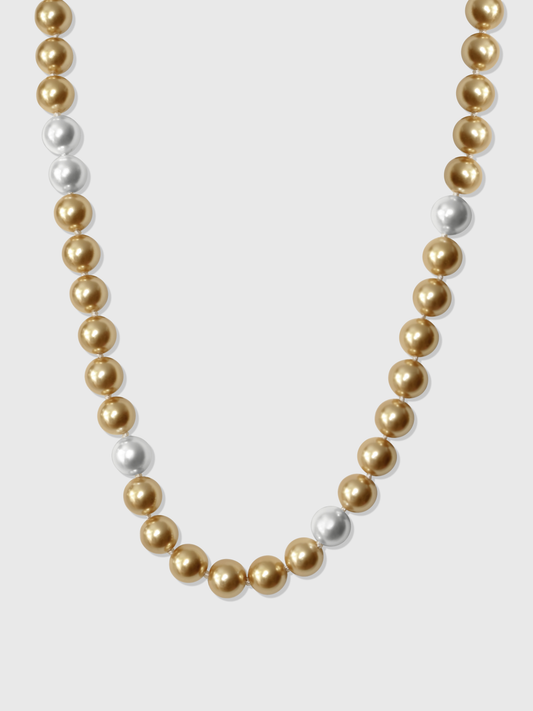 Victoria Gold Pearl - Necklace