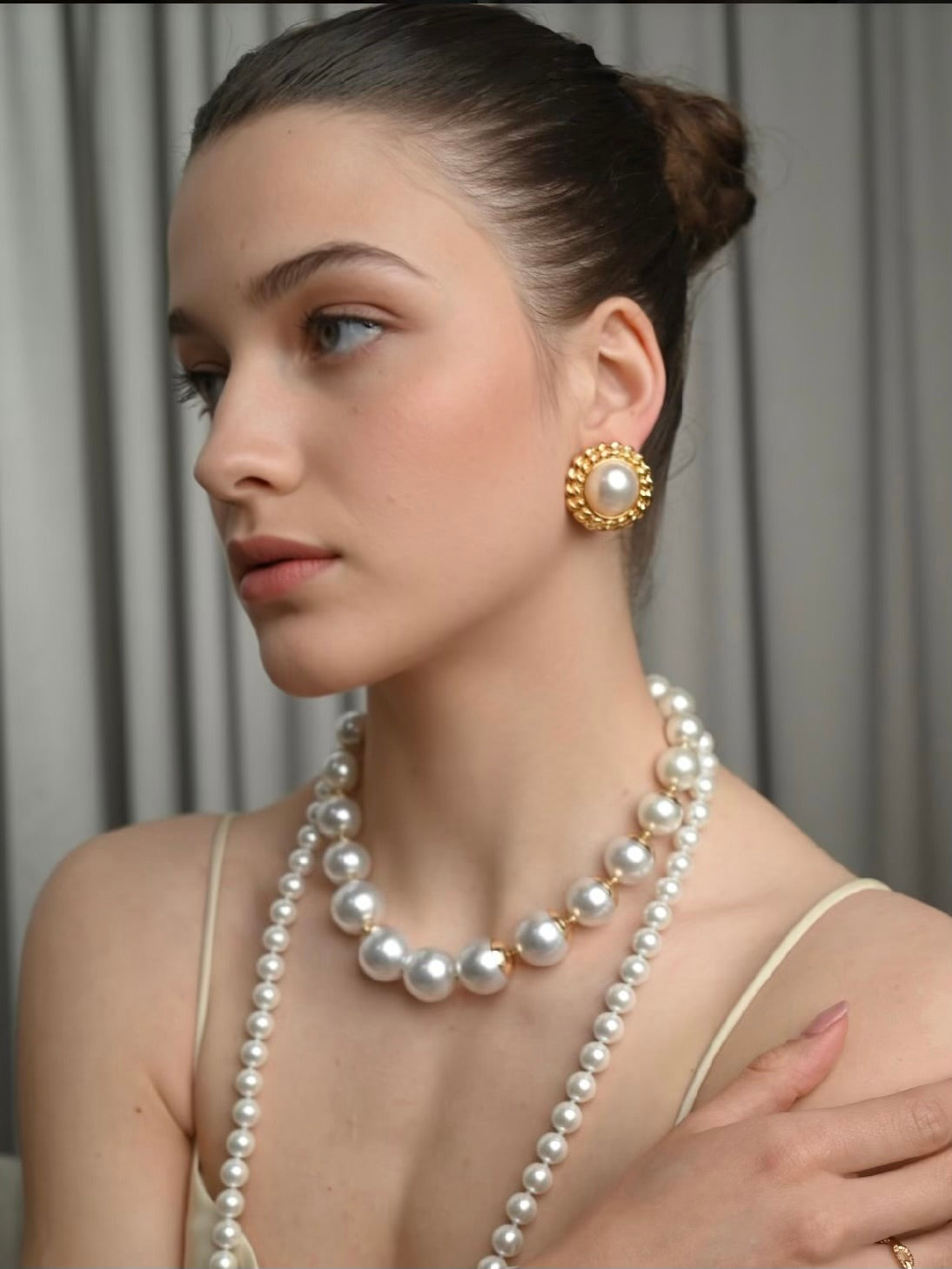GIGI Large Pearl - Necklace