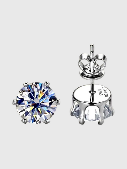 Moissanite Stud Earrings