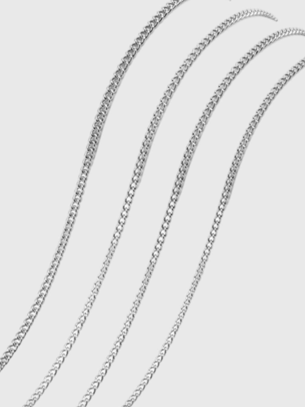 Sterling Silver Cuban Chain Necklace