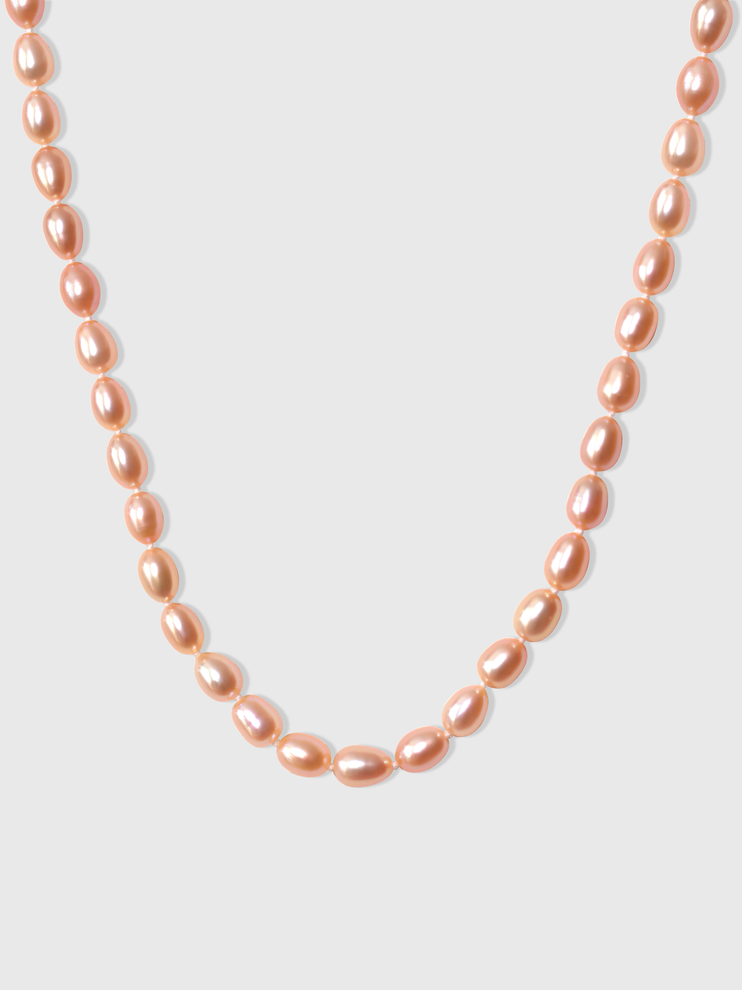 Juliet peach pearl - Necklace